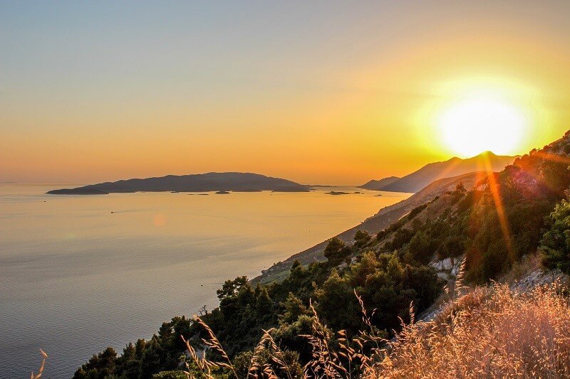 Pelješac tramonto